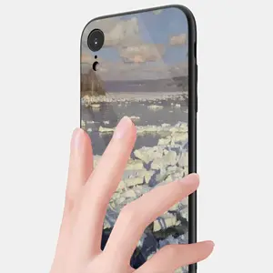 Ice Drift On The Oka iPhone XR Phone Case (Tempered Film)