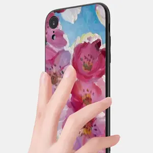 Sakura Cherry Blossoms iPhone XR Phone Case (Tempered Film)