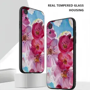 Sakura Cherry Blossoms iPhone XR Phone Case (Tempered Film)