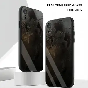 Black Rose iPhone XR Phone Case (Tempered Film)