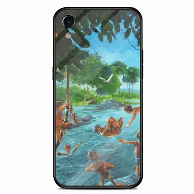 Frolicking On A Break iPhone XR Phone Case (Tempered Film)