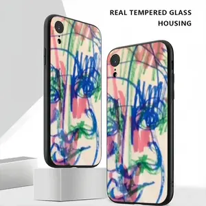 Faces iPhone XR Phone Case (Tempered Film)