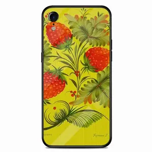 Raspberry iPhone XR Phone Case (Tempered Film)