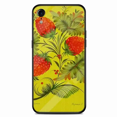 Raspberry iPhone XR Phone Case (Tempered Film)