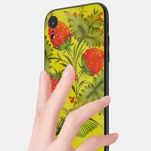 Raspberry iPhone XR Phone Case (Tempered Film)