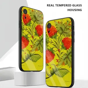 Raspberry iPhone XR Phone Case (Tempered Film)