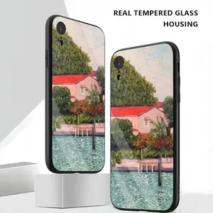 House With Red Roof iPhone XR Phone Case (Tempered Film)