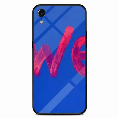 We iPhone XR Phone Case (Tempered Film)