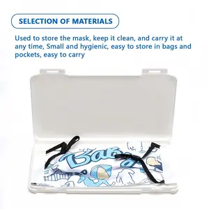 Water Creature Cropped Mask Storage Box