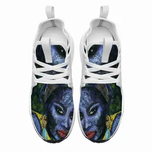 Men Blue Flame Fashion Interior Gift Idea NM-2 Popcorn Shoes