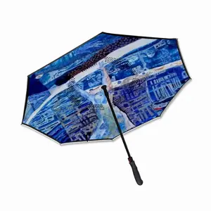 True Blue Reverse Umbrella