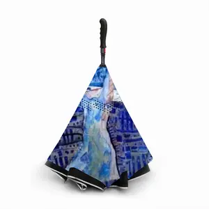 True Blue Reverse Umbrella