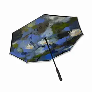 Water Lilies Reverse Umbrella