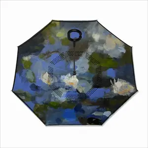 Water Lilies Reverse Umbrella