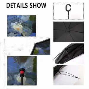 Water Lilies Reverse Umbrella