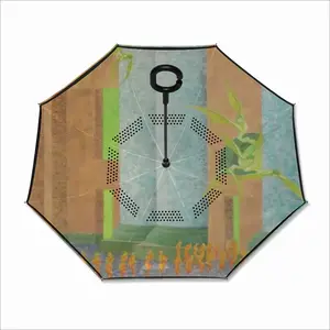 It Was An Age Of Wonder Reverse Umbrella