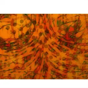 Orange Swirls Reverse Umbrella