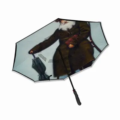 Rabbi From Old Galicia Reverse Umbrella