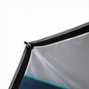 Charcoal White Teal Series 3 Reverse Umbrella