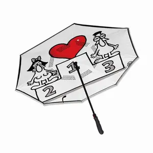 Love Is The Champion Reverse Umbrella