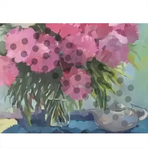 Still Life With Peonies Reverse Umbrella