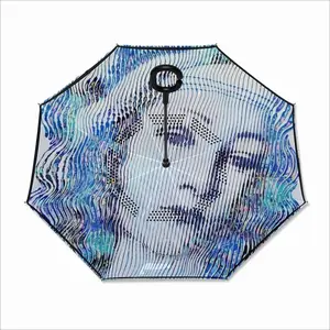 Boticelli'S Madona Reverse Umbrella