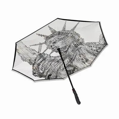 The Statue Of Liberty Reverse Umbrella