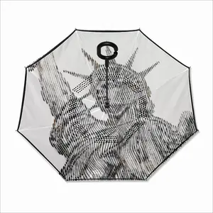 The Statue Of Liberty Reverse Umbrella