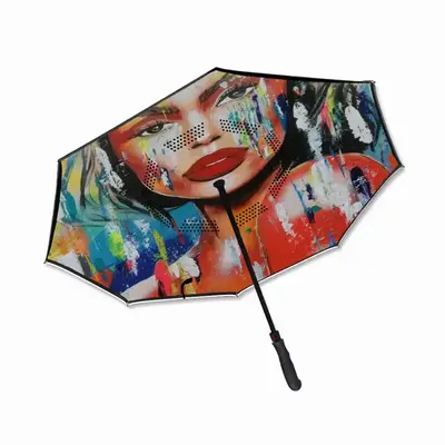 Summer Rain Reverse Umbrella