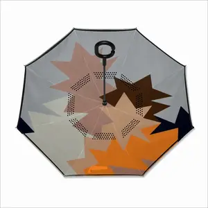 Grandfather And Grandson Reverse Umbrella