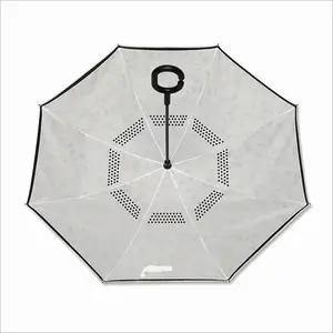 Bloomers White Reverse Umbrella