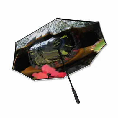 Big New Hampshire Turtle Reverse Umbrella