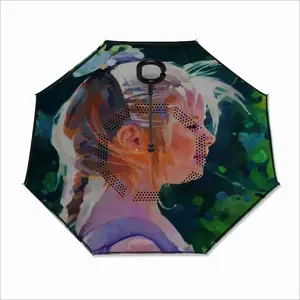 Listening To The Wind Reverse Umbrella