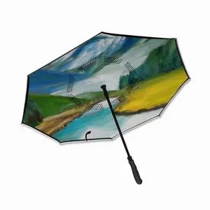 Beauty Of Lake Reverse Umbrella