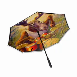 Musical Moose Reverse Umbrella