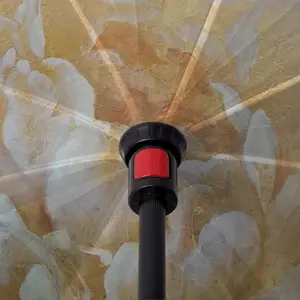 Gold Flower Reverse Umbrella