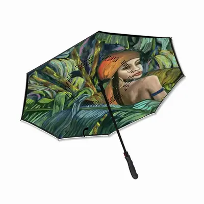 Tropical Lips Reverse Umbrella