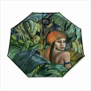 Tropical Lips Reverse Umbrella