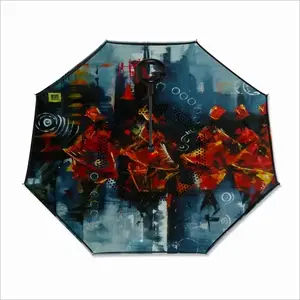 Cultural Dancers Reverse Umbrella