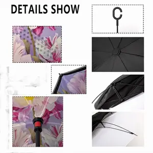 The Kingdom Of Peonies Reverse Umbrella