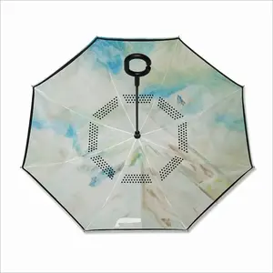 City In The Clouds Reverse Umbrella