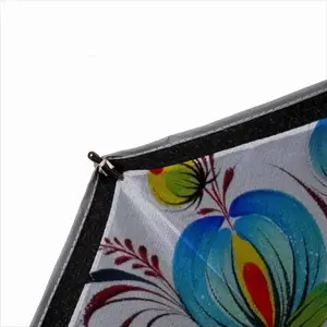 Blue Sky Flower Reverse Umbrella