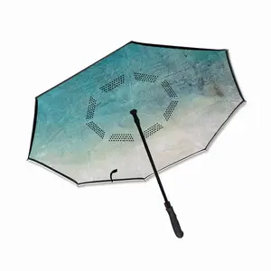 Blue Moon Reverse Umbrella