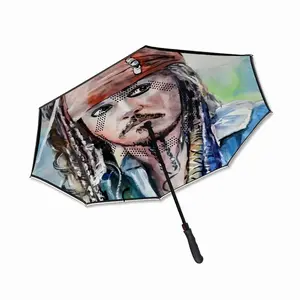 Johnny Depp Jack Sparrow Reverse Umbrella