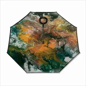 Autumn Flare Reverse Umbrella