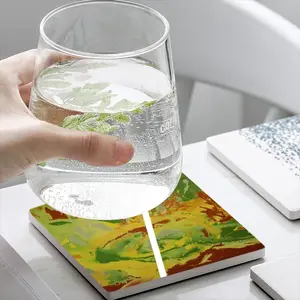 Greenhouse Ceramic Coaster (Square)