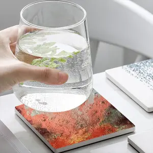 Magmatic Ceramic Coaster (Square)