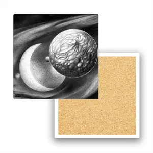 Planeten Planets Ceramic Coaster (Square)