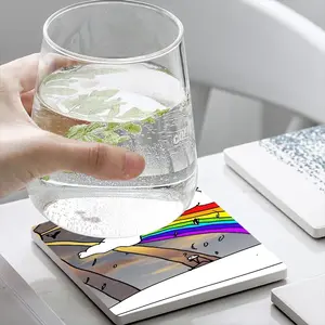 Rainbow 1 Ceramic Coaster (Square)