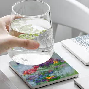 Breezy Day Ceramic Coaster (Square)